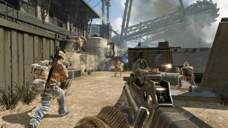 Вид от первого лица Call of Duty